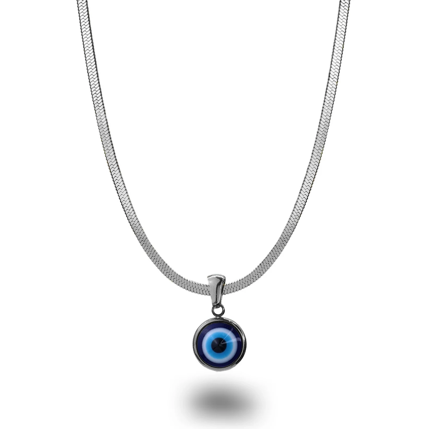 Beschermende Boze Oog ketting – Elegant, Waterbestendig & Krachtgevend - 3mm