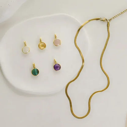 5 Edelstenen + 1 Ketting