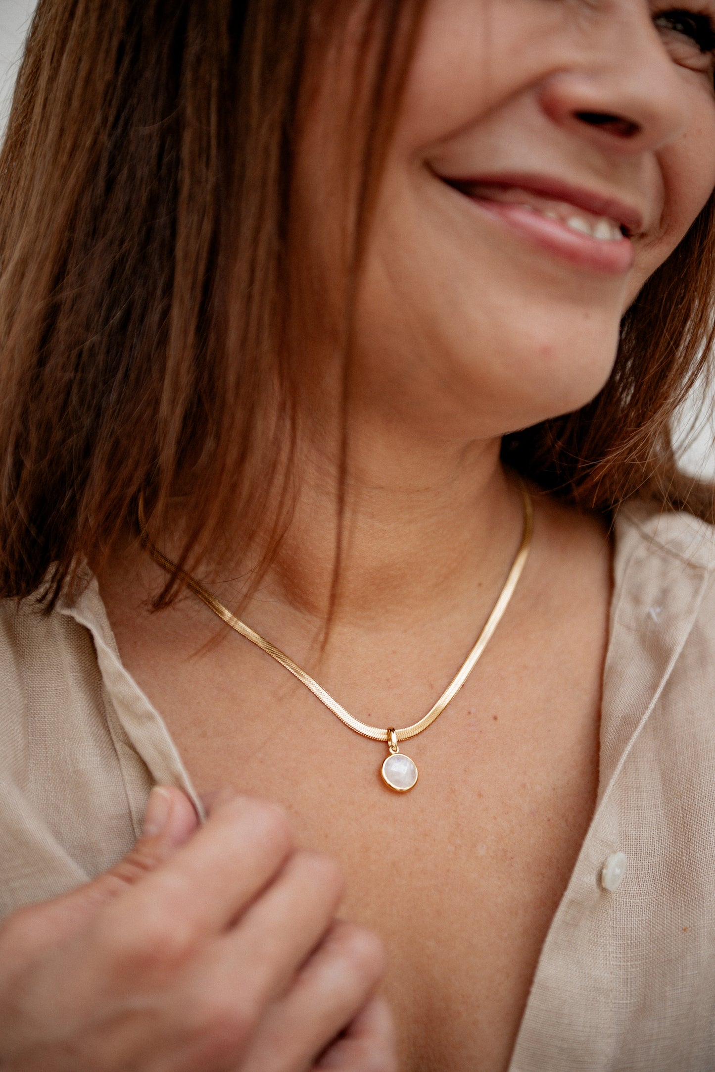 5 edelstenen + 1 ketting