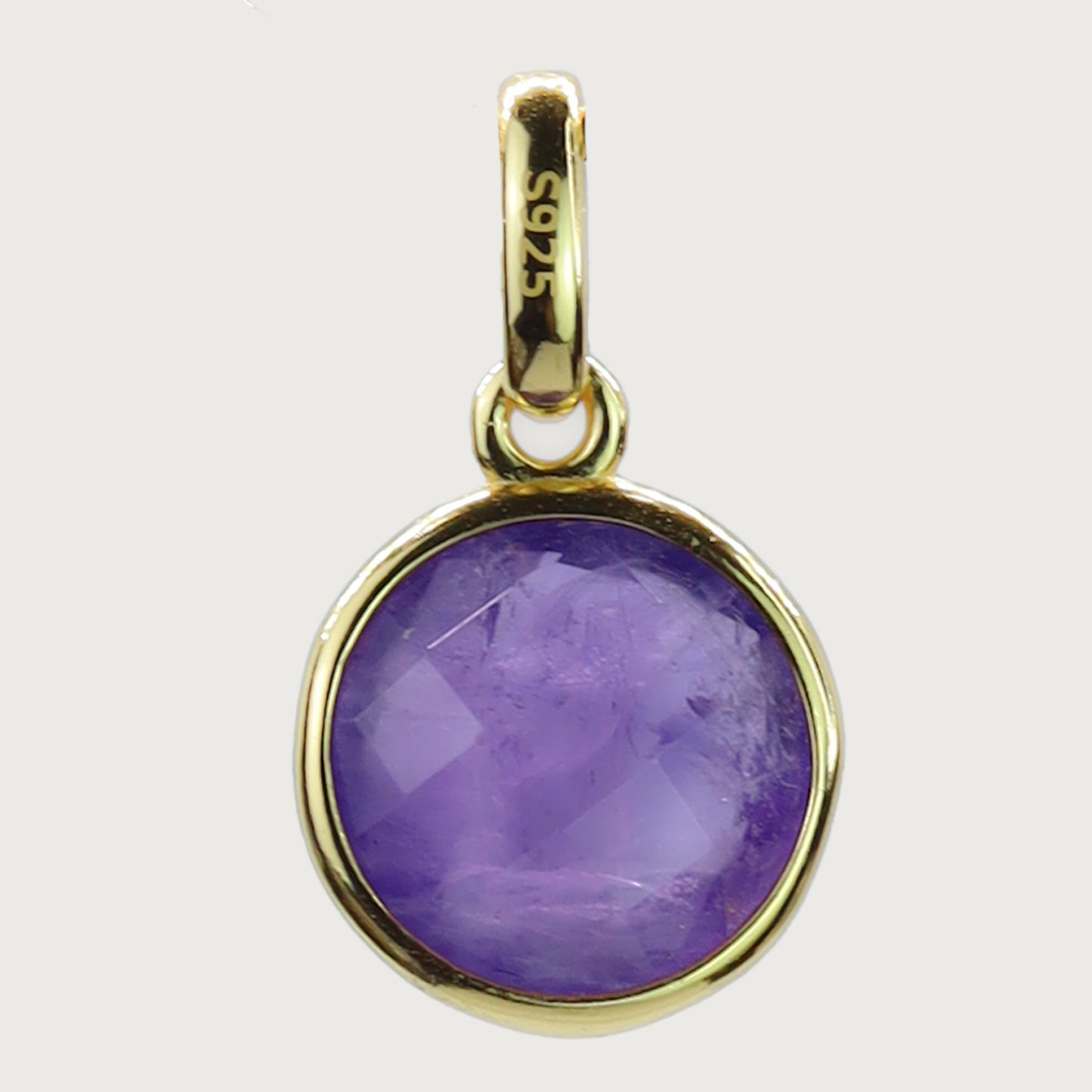 Amethyst Pendant - Sterling Silver