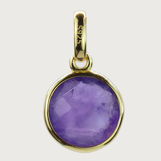 Amethyst Pendant - Sterling Silver